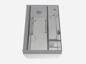 Shower-steam Two People Cabin Modelo 3D