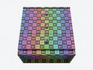 Cassettiera a 3 cassetti per bambini piccoli Modello 3D