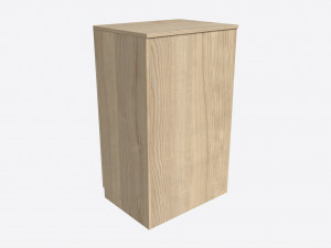 Tall Children 5-drawer Dresser 3D 모델