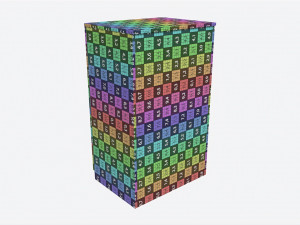 Tall Children 5-drawer Dresser 3D 모델