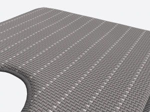 Toilet Bathroom Soft Rug 3D 모델