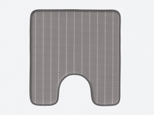 Toilet Bathroom Soft Rug 3D 모델