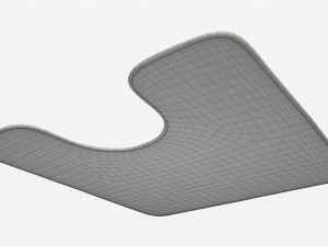 Toilet Bathroom Soft Rug 3D 모델