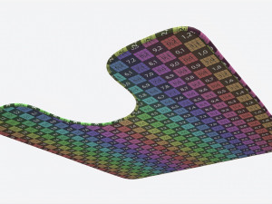 Toilet Bathroom Soft Rug 3D 모델