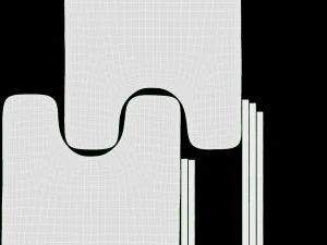 Toilet Bathroom Soft Rug 3D Model