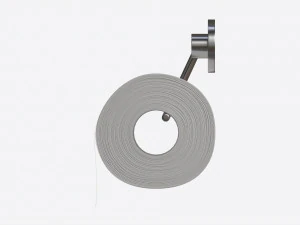 Toilet Paper Roll on Wall Mount 01 3D Model