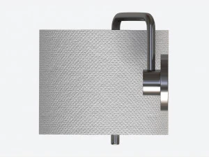 Toilet Paper Roll on Wall Mount 01 3D Model