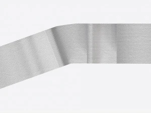 卫生纸卷（带展开部分） 3D 模型