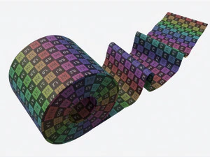 卫生纸卷（带展开部分） 3D 模型