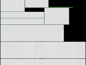 卫生纸卷（带展开部分） 3D 模型