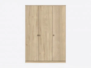 Arm&aacute;rio 3 portas Madeira Modelo 3D