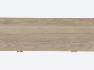 Wardrobe 4-door Wooden with Mirrors Model 3D