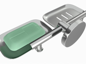 Bathroom Double Soap Holder 02 3D 모델