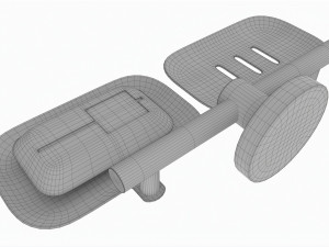 Bathroom Double Soap Holder 02 3D 모델
