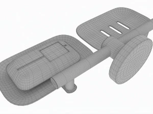 Bathroom Double Soap Holder 02 3D Model