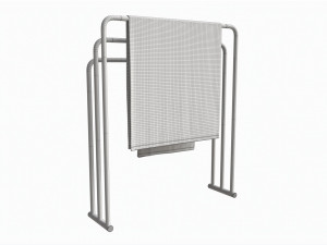 Bathroom Floor Towel Hanger Modelo 3D