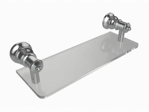 욕실 유리 샤워 선반 3D 모델