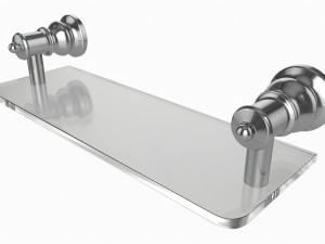 Bathroom Glass Shower Shelf 3D Model