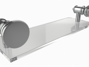 Bathroom Glass Shower Shelf 3D Model