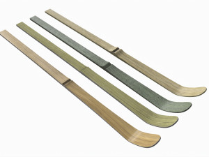 Japanese Bamboo Matcha Powder Spoon 3D Модель