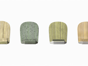 Japanese Bamboo Matcha Powder Spoon 3D Модель