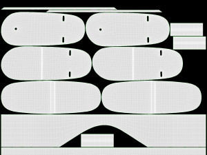 Japanese Geta Wooden Sandals 01 Model 3D