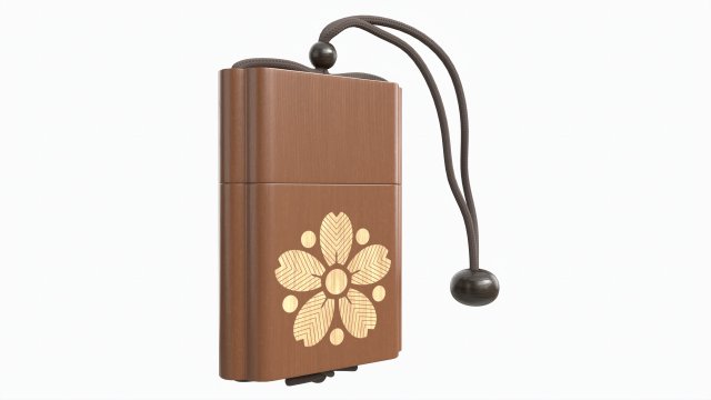 Japanese Inro Wooden Box 3D Model .c4d .max .obj .3ds .fbx .stl .blend 