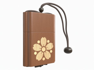 Japanese Inro Wooden Box 3D Model