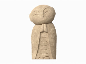 Japanese Jizo Figurine Modelo 3D