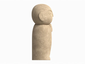 Japanese Jizo Figurine Modelo 3D