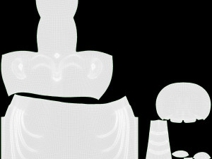 Japanese Jizo Figurine Modelo 3D