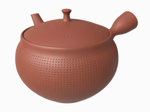 Japanese Kyusu Ceramic Teapot 01 3D 모델