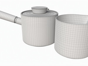 Japanese Kyusu Ceramic Teapot 02 Modelo 3D