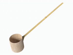 Japanese Ladle for Tea Ceremony 3D मॉडल