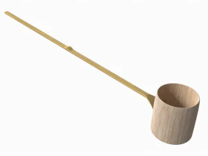 Japanese Ladle for Tea Ceremony 3D Model