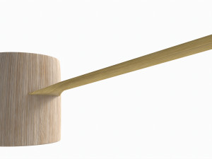 Japanese Ladle for Tea Ceremony Modello 3D