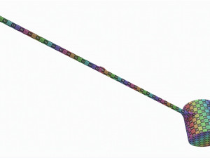 Japanese Ladle for Tea Ceremony Modello 3D
