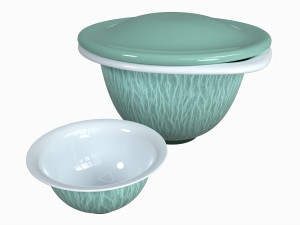 Japanese Mino-yaki Tea Set 3D मॉडल