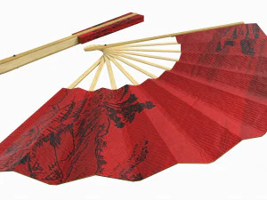 Japanese Ogi Fan for Dancing 3D Model