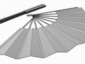 Japanese Ogi Fan for Dancing 3D Model