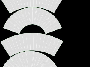 Japanese Ogi Fan for Dancing 3D Model