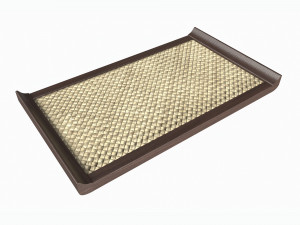 Japanese Teacup Tray 3D मॉडल