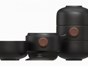 Japanese Travel Kungfu Tea Set Model 3D