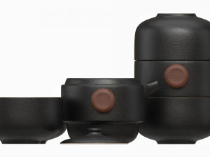 Japanese Travel Kungfu Tea Set 3D Model