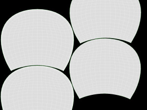 Japanese Uchiwa Hand Fan 01 Modelo 3D