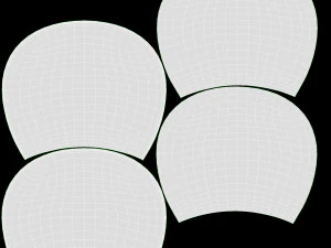 Japanese Uchiwa Hand Fan 01 3D Model
