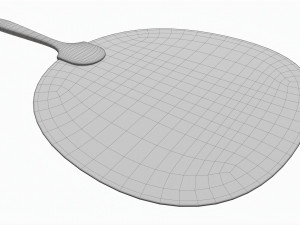 Japanese Uchiwa Hand Fan 02 Modelo 3D