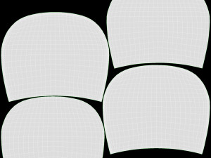 Japanese Uchiwa Hand Fan 04 3D Model