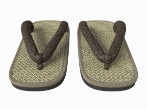 Sandali giapponesi Zori 02 Modello 3D