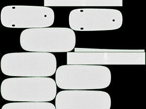 Sandali giapponesi Zori 02 Modello 3D